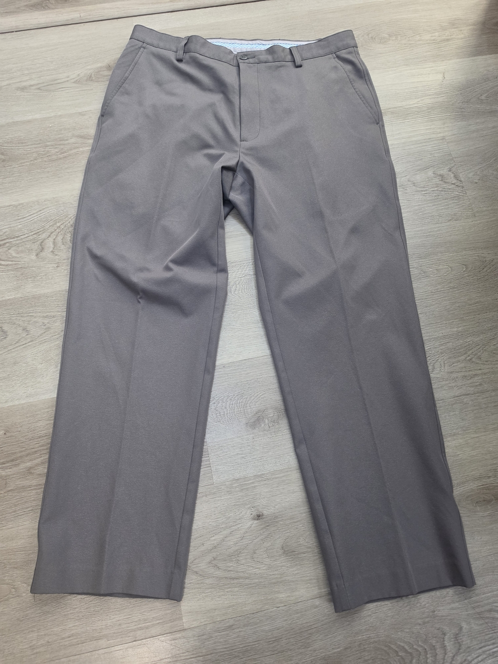 FootJoy Men's Straight-Leg Dress Pants in Light Gray